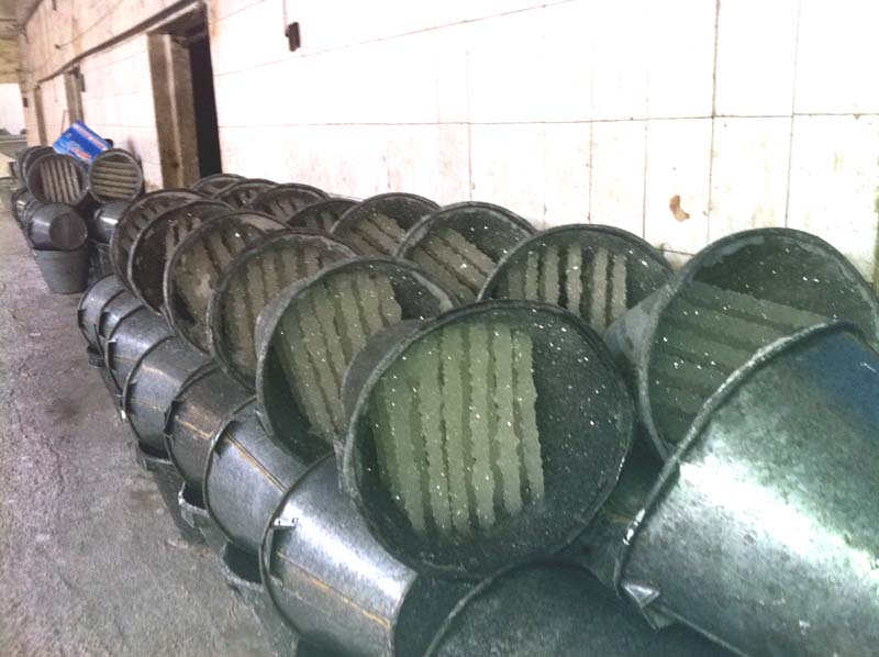 結晶完成（桶式）